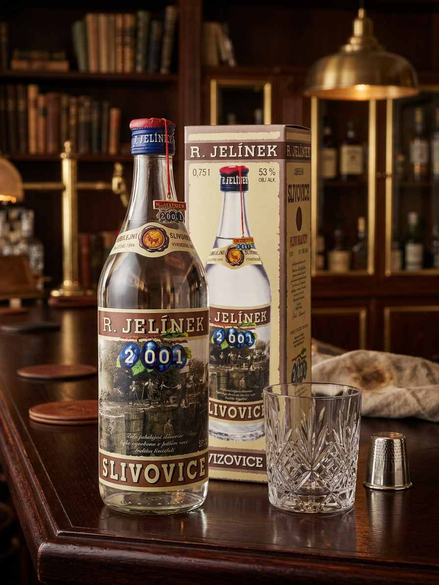 Jubilejní slivovice 2001 53% 0,75l