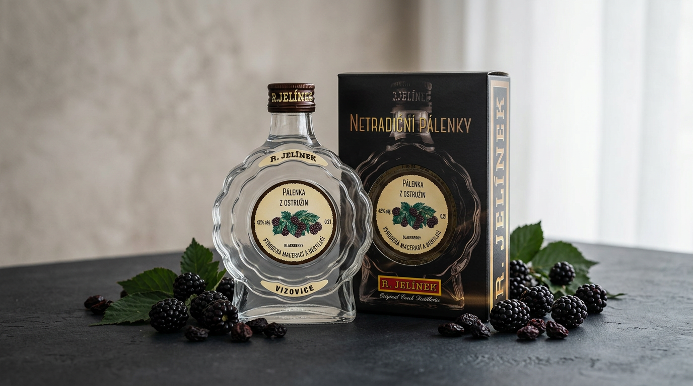Pálenka z ostružin 42% 0,2l