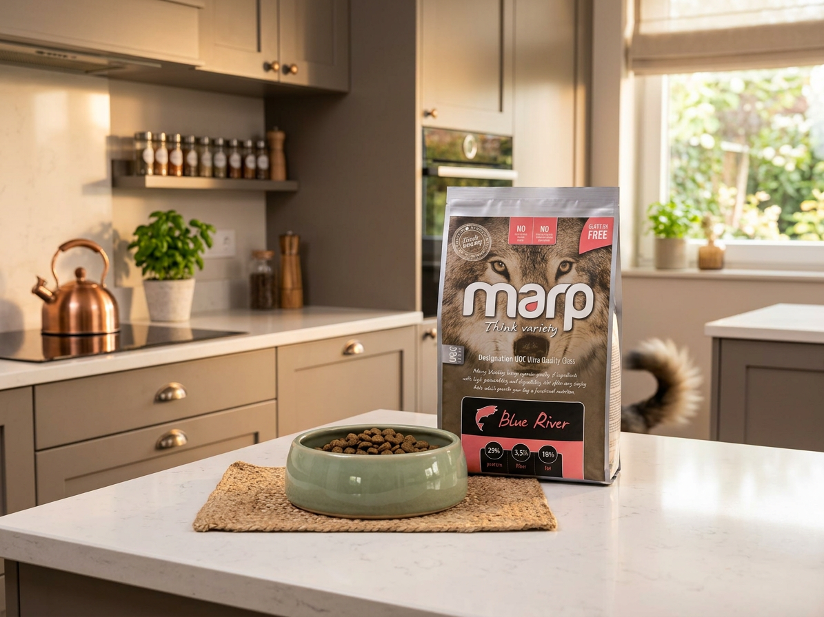 Marp Variety Blue River lososové granule pro štěňata 2 kg