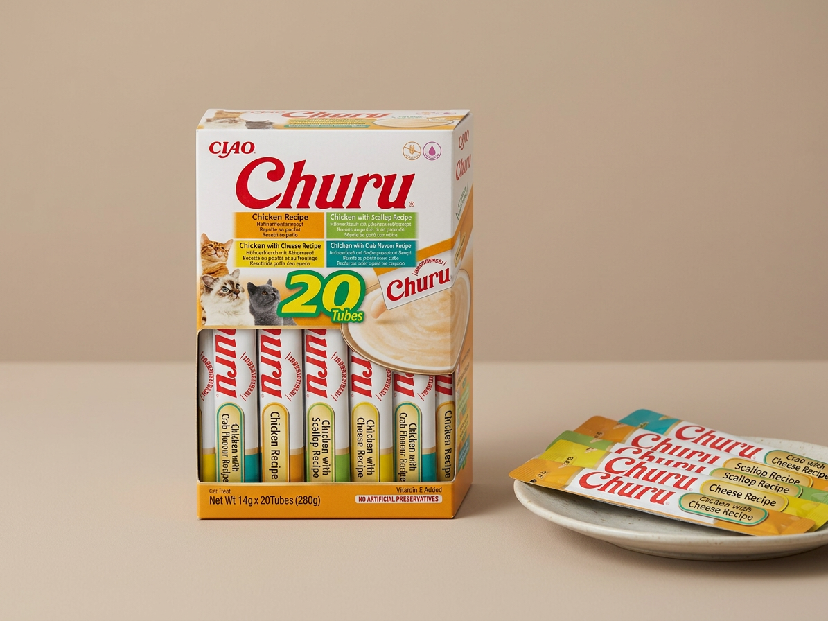 Churu cat masové pyré mix - kuře 280g