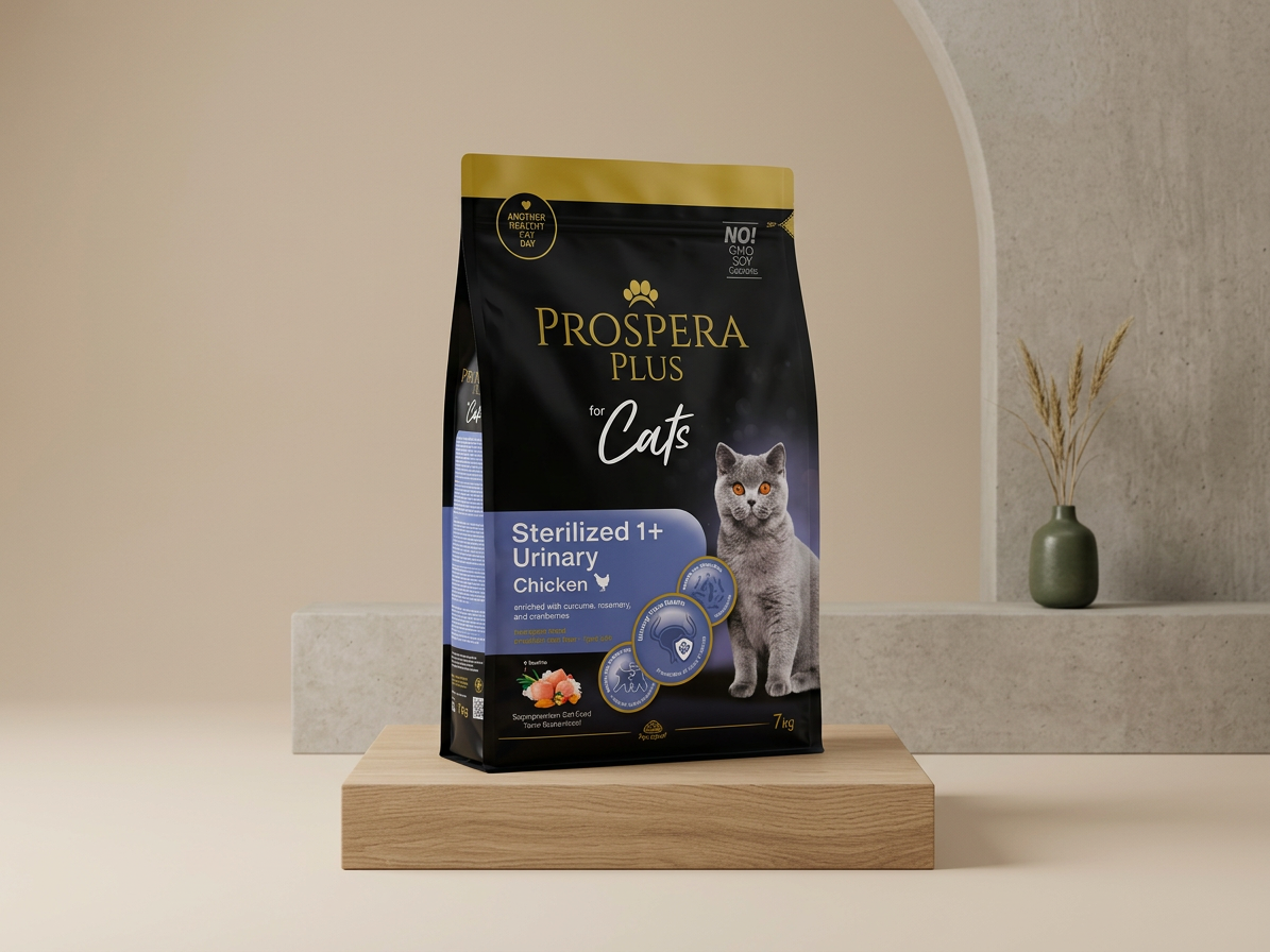 Prospera Plus Sterilized 1+ Chicken Urinary pro kočky 7 kg
