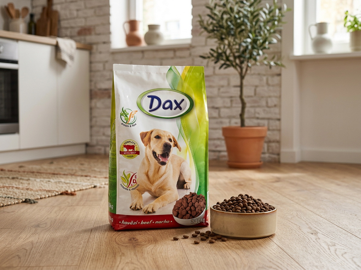 Dax Dog granule pro psy s hovězím 10 kg