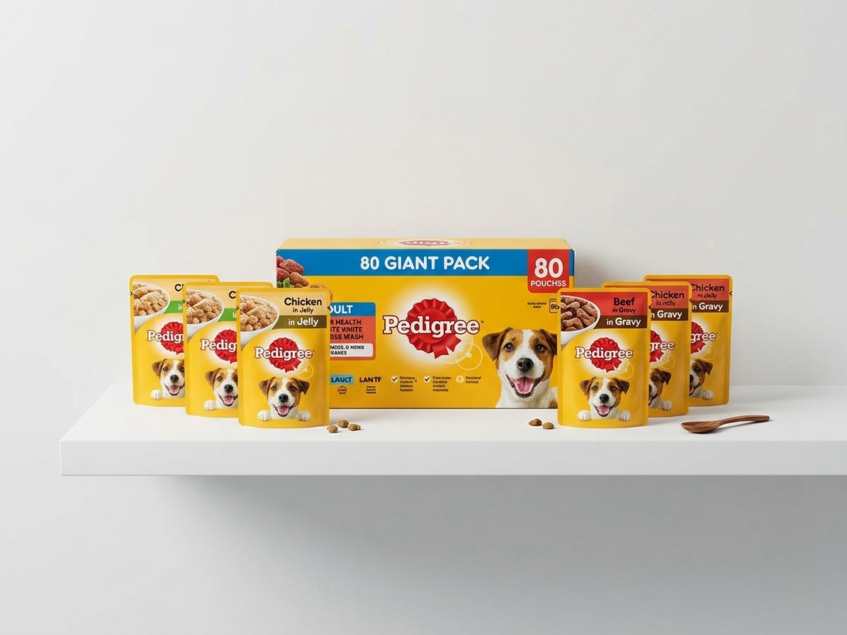 Kapsičky pro psy Pedigree Adult mixovaný výběr v želé, 80x100 g