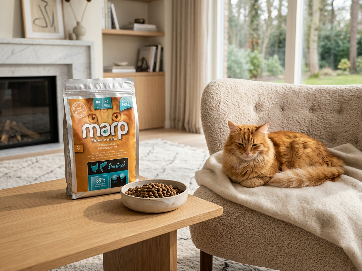 Marp Holistic Sterilised CAT pro kastrované a starší kočky 0,5 kg