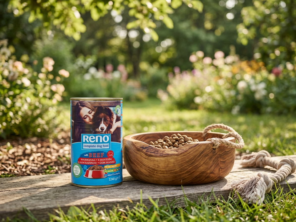 RENO Dog hovězí, kousky 1240 g