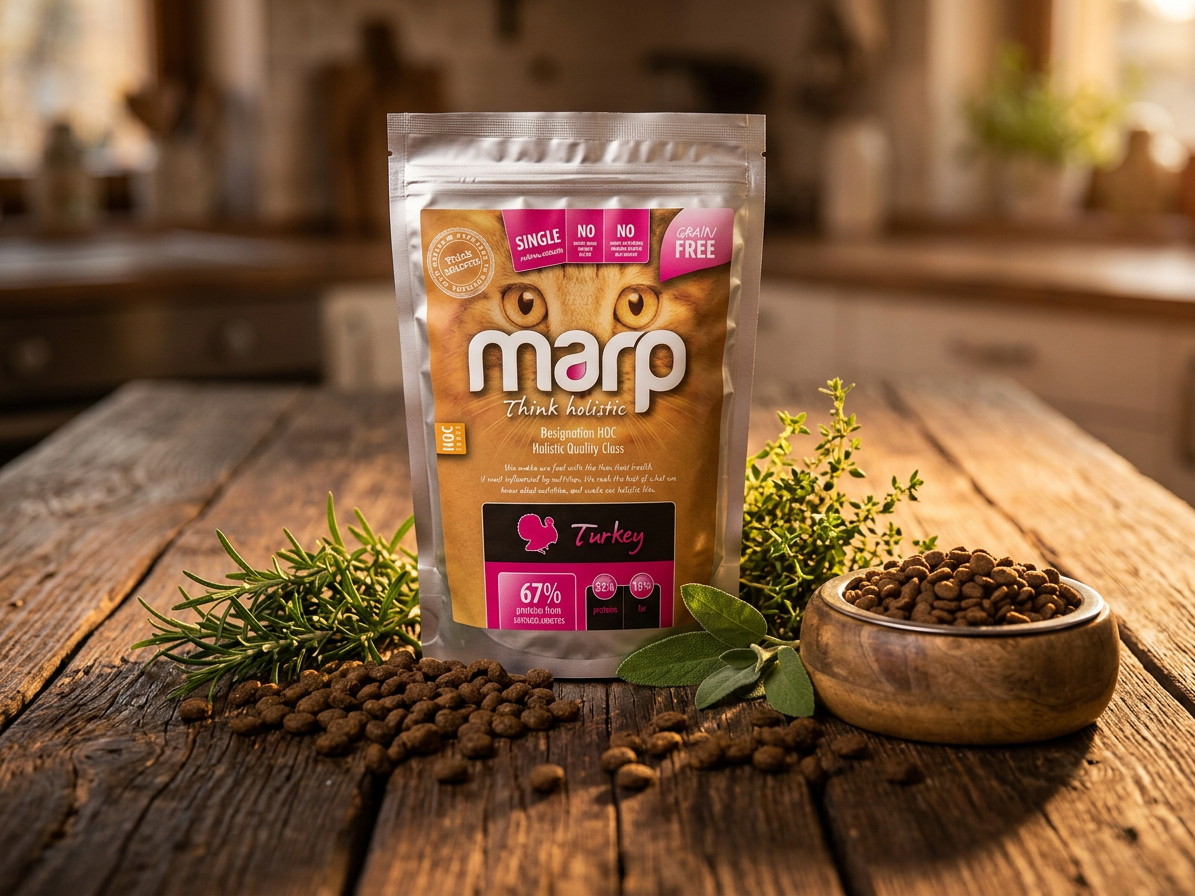 Marp Holistic Turkey CAT – krůtí bez obilovin pro kočky 0,5 kg