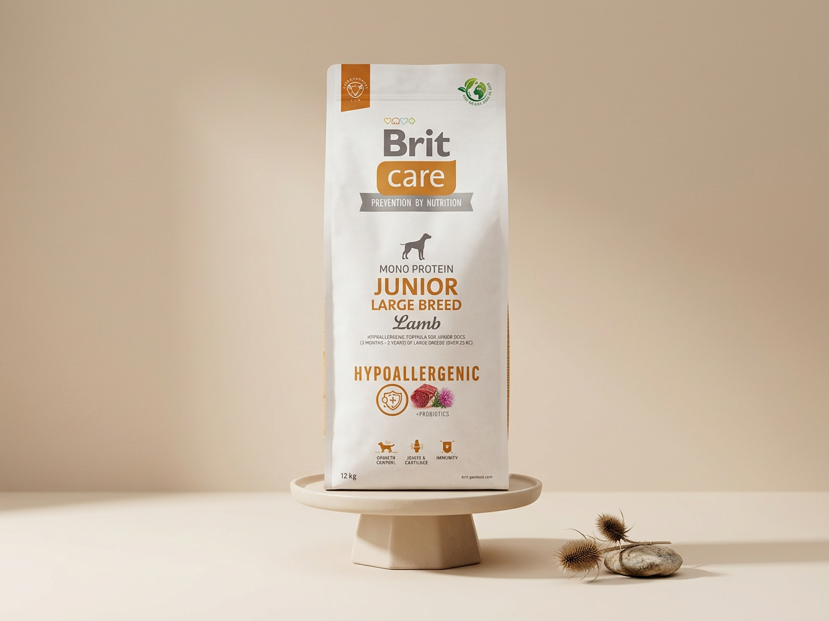 Brit Care Dog Hypoallergenic Junior Large Breed jehněčí a rýže 12 kg