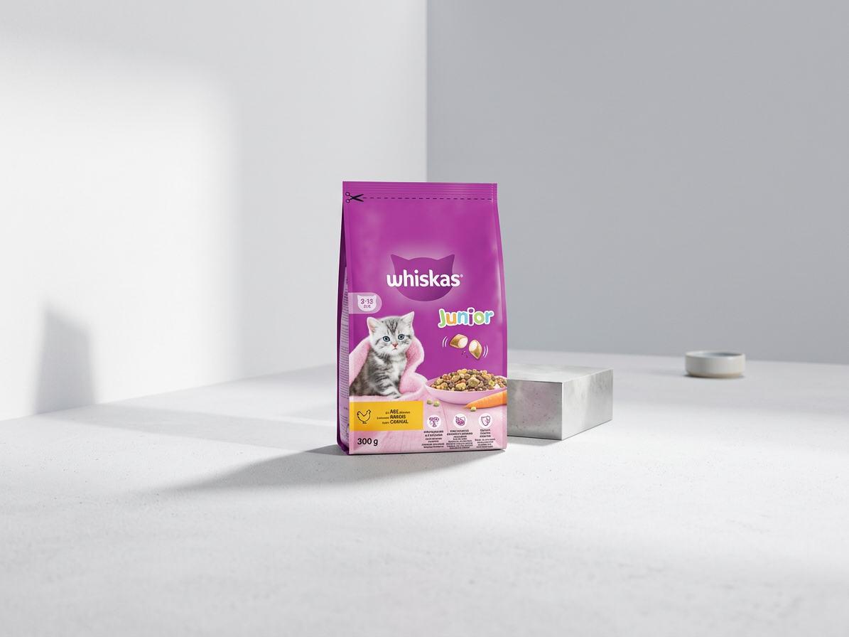Whiskas Dry Junior s kuřecím masem – suché krmivo 300 g