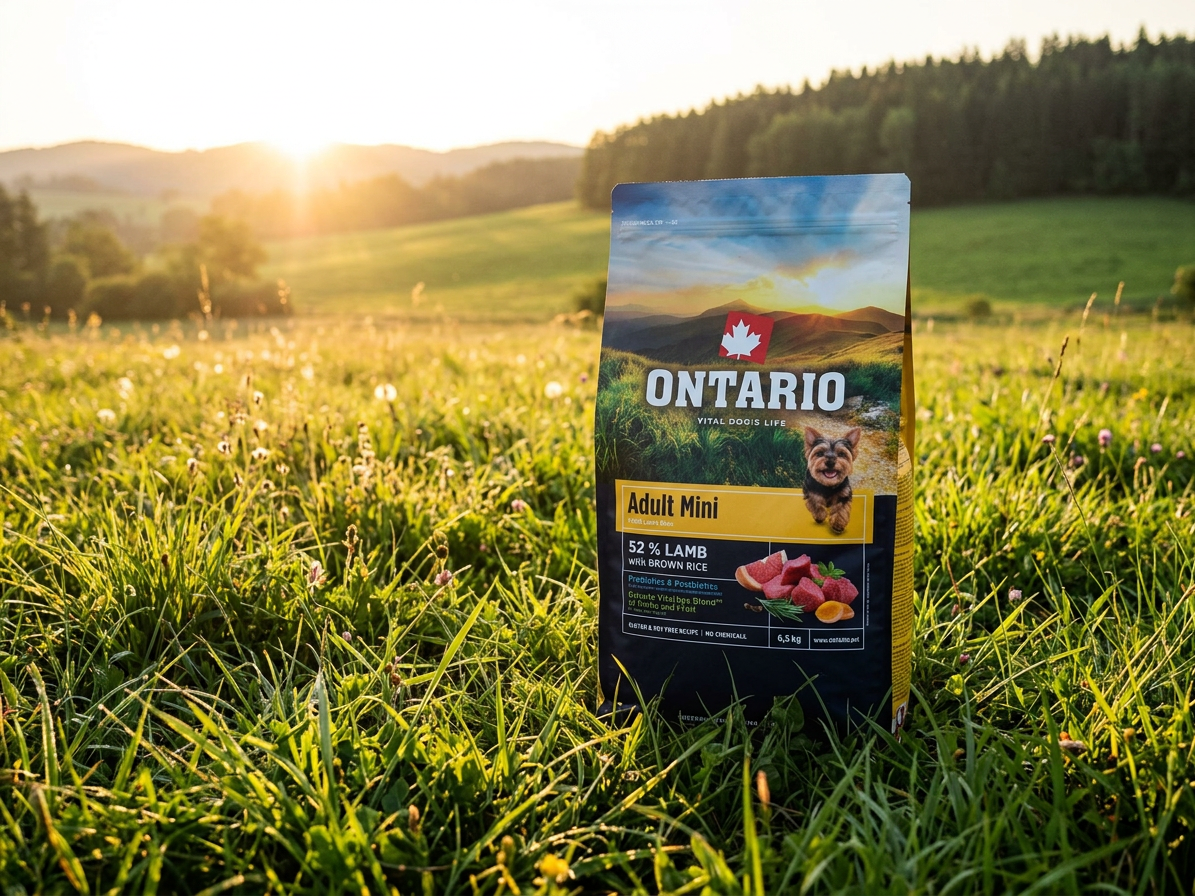 Ontario Adult Mini Lamb & Brown Rice pro dospělé psy malých plemen 6,5 kg