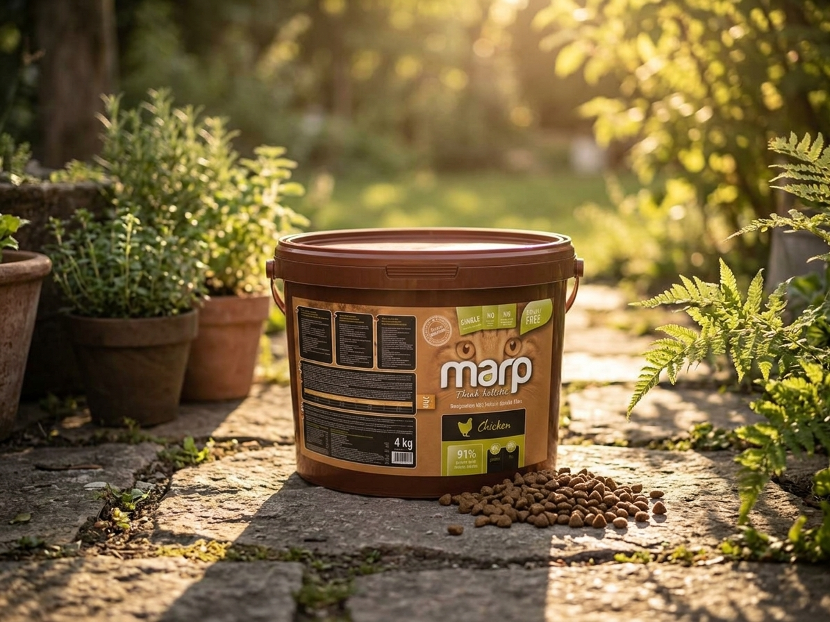 Marp Holistic Chicken CAT 4 kg – kuřecí granule bez obilovin
