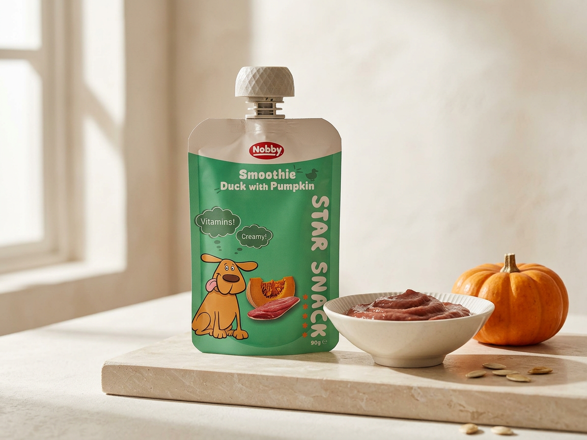 Kapsička pro psy Nobby StarSnack SMOOTHIE kachní s dýní, cca, 90 g