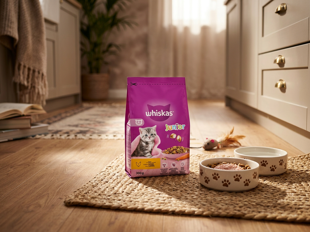 Whiskas Dry Junior s kuřecím masem – suché krmivo 300 g