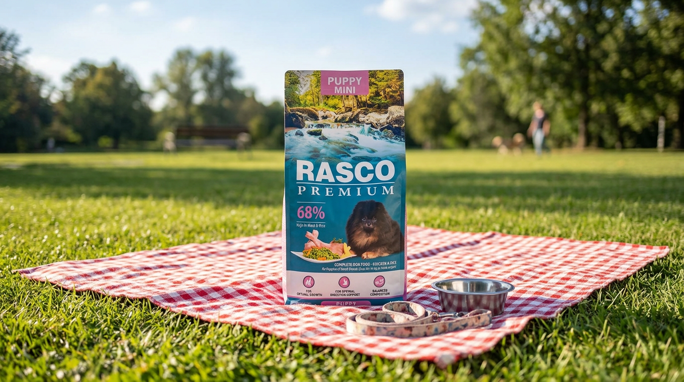 Rasco Premium Puppy Mini kuře s rýží pro štěňata 1 kg