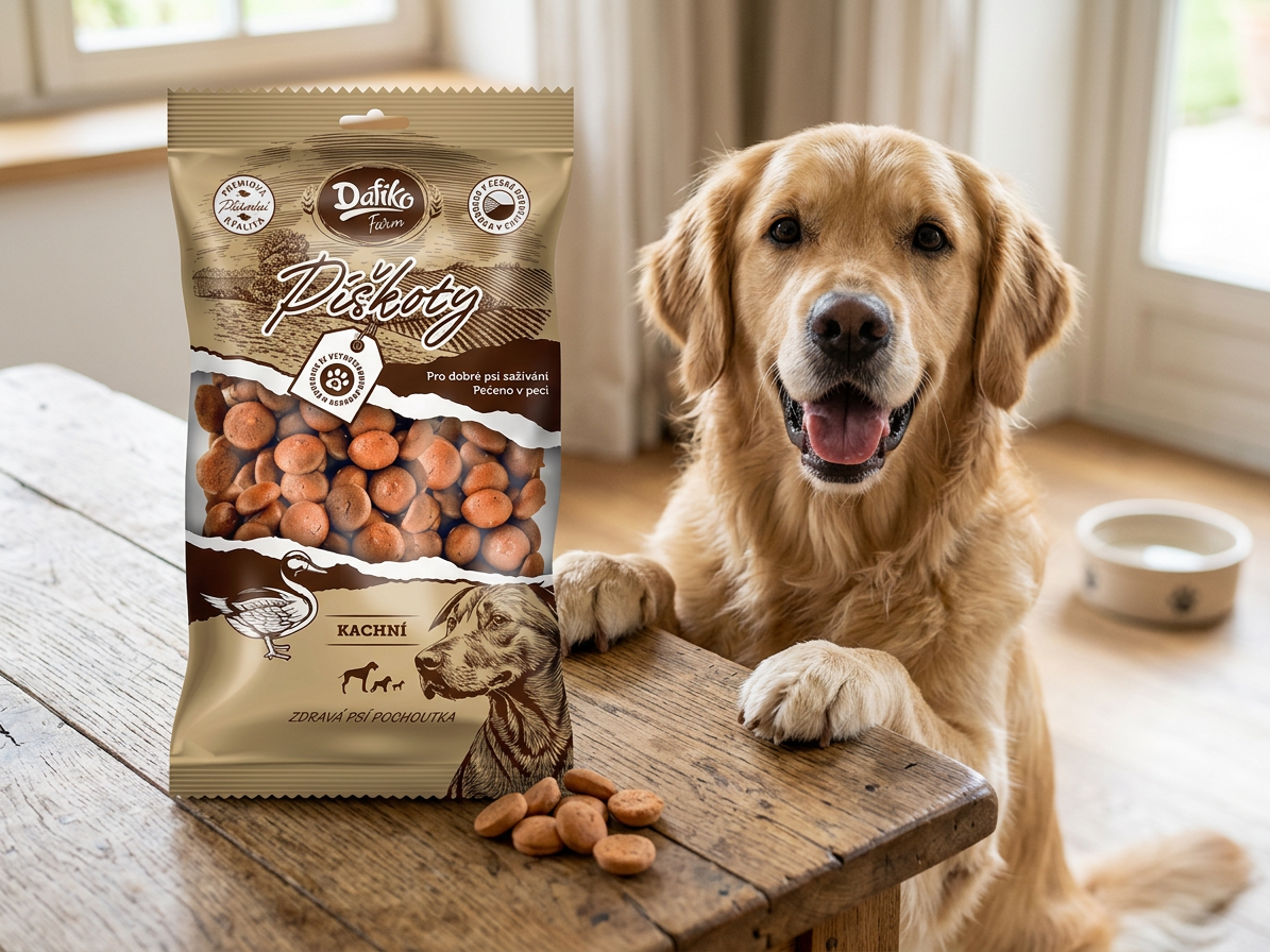 Piškoty s kachním masem Dafiko Farm,150g