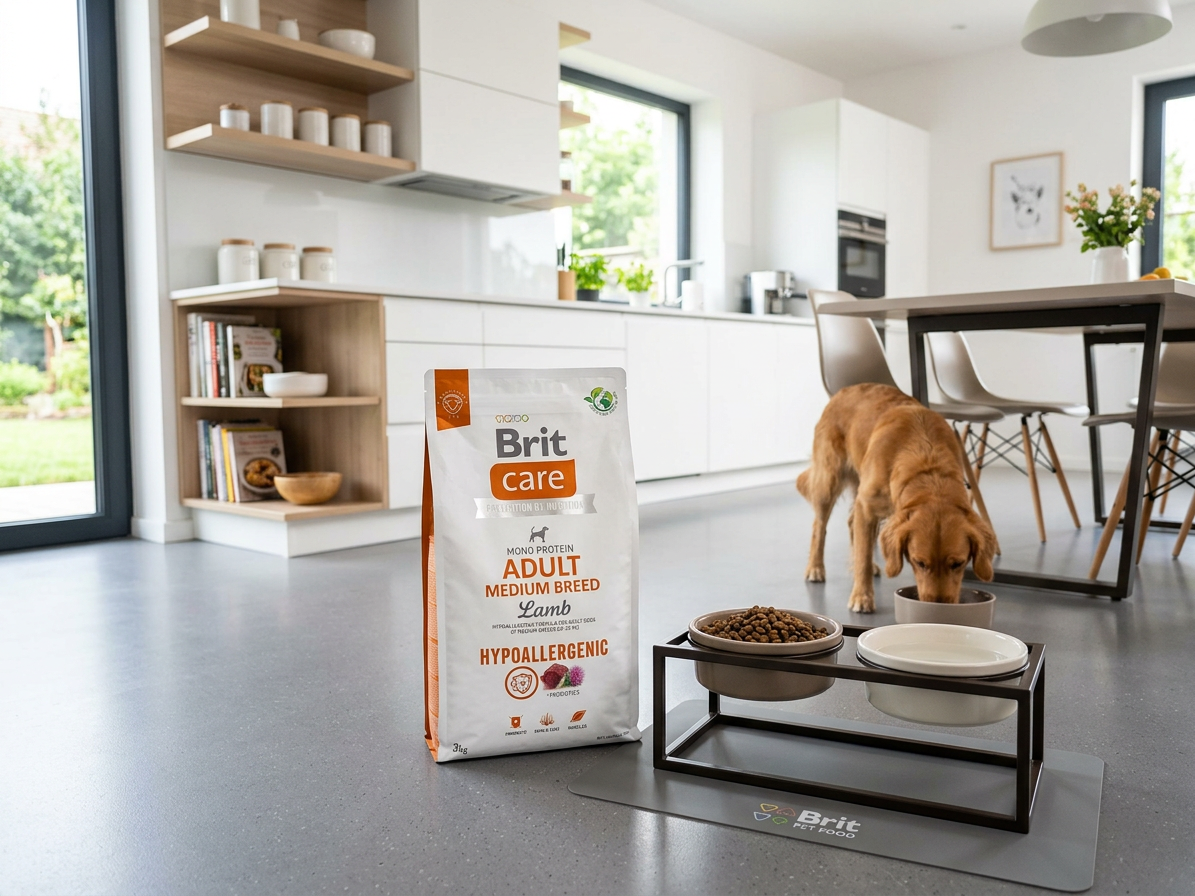 Brit Care Dog Hypoallergenic Adult Medium Breed jehněčí a rýže 3 kg
