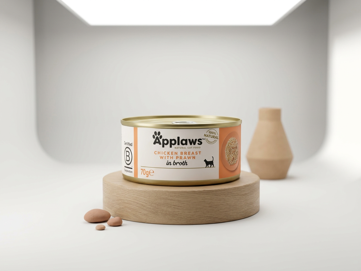 Applaws Cat konzerva Kuřecí prsa s krevetami 70g