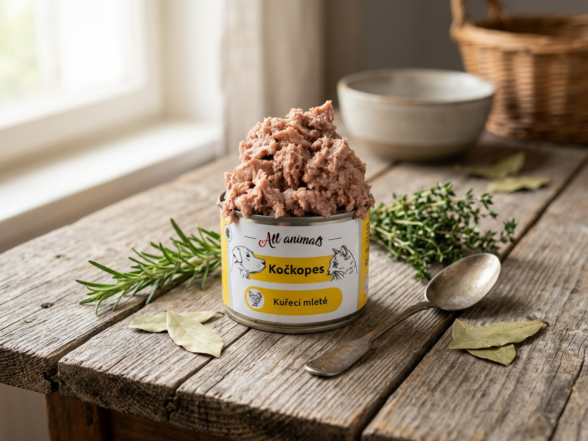 All Animals kočkopes konz. Kuřecí mleté 200g