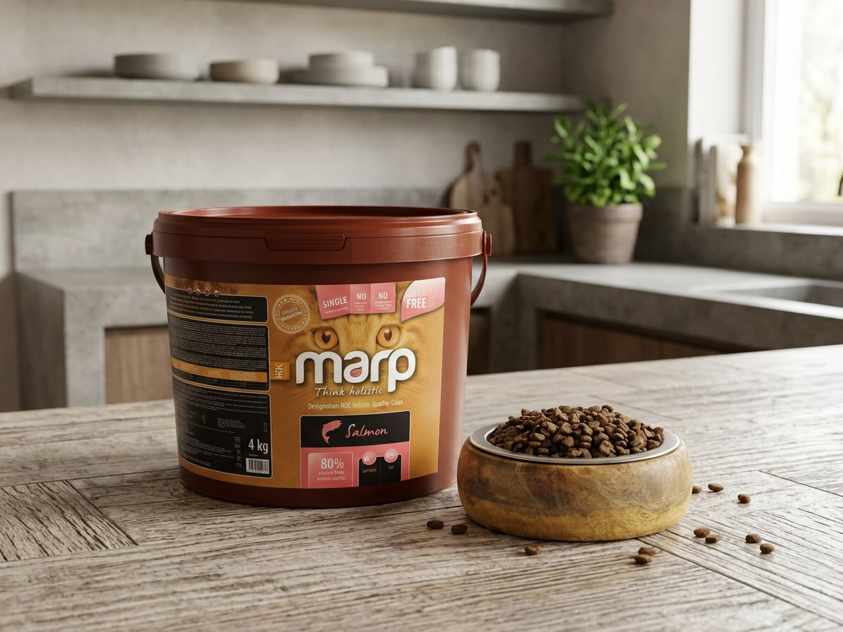 Marp Holistic Salmon CAT lososové granule bez obilovin 4 kg