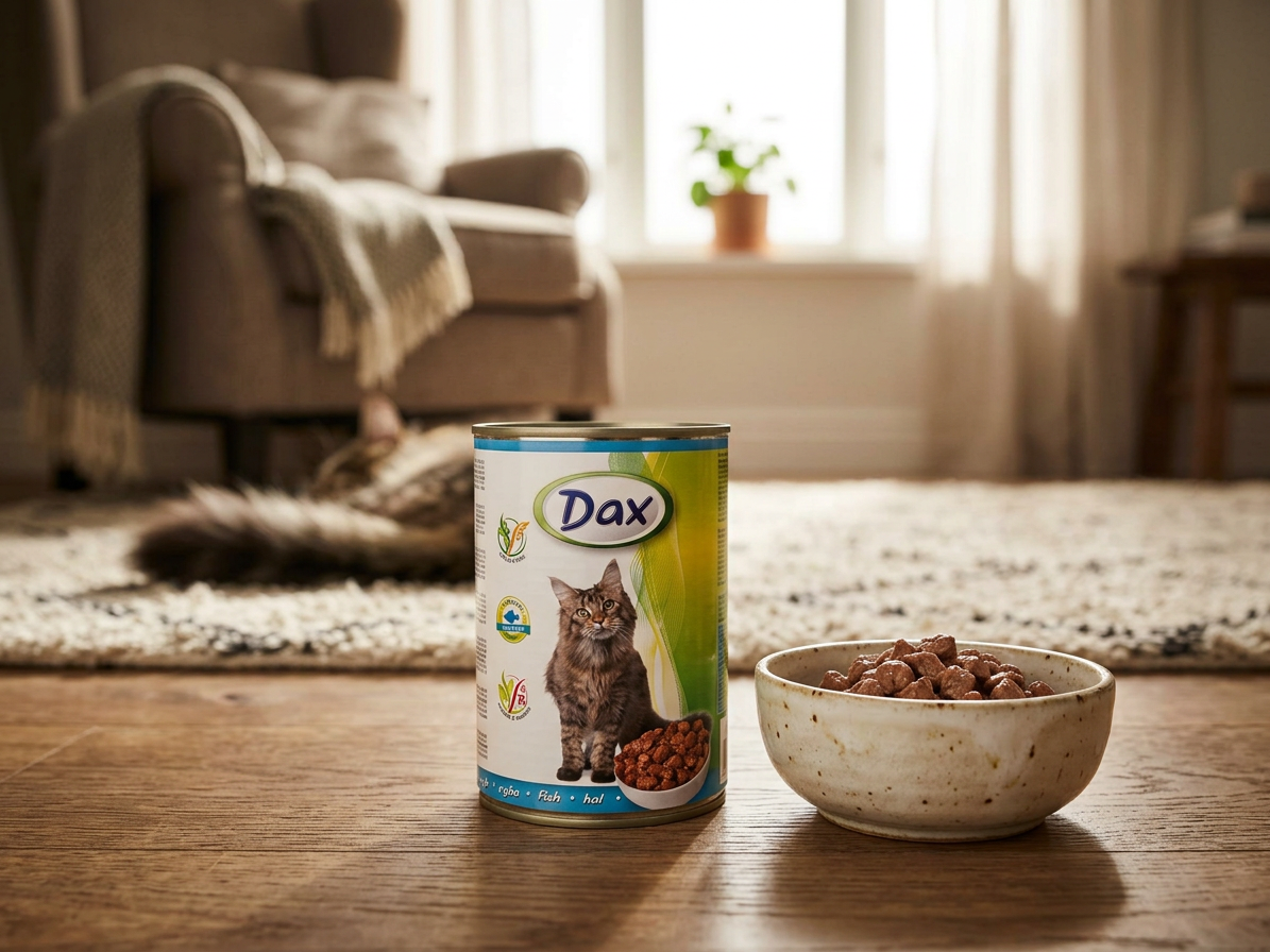 Dax Cat kousky rybí, konzerva 415 g