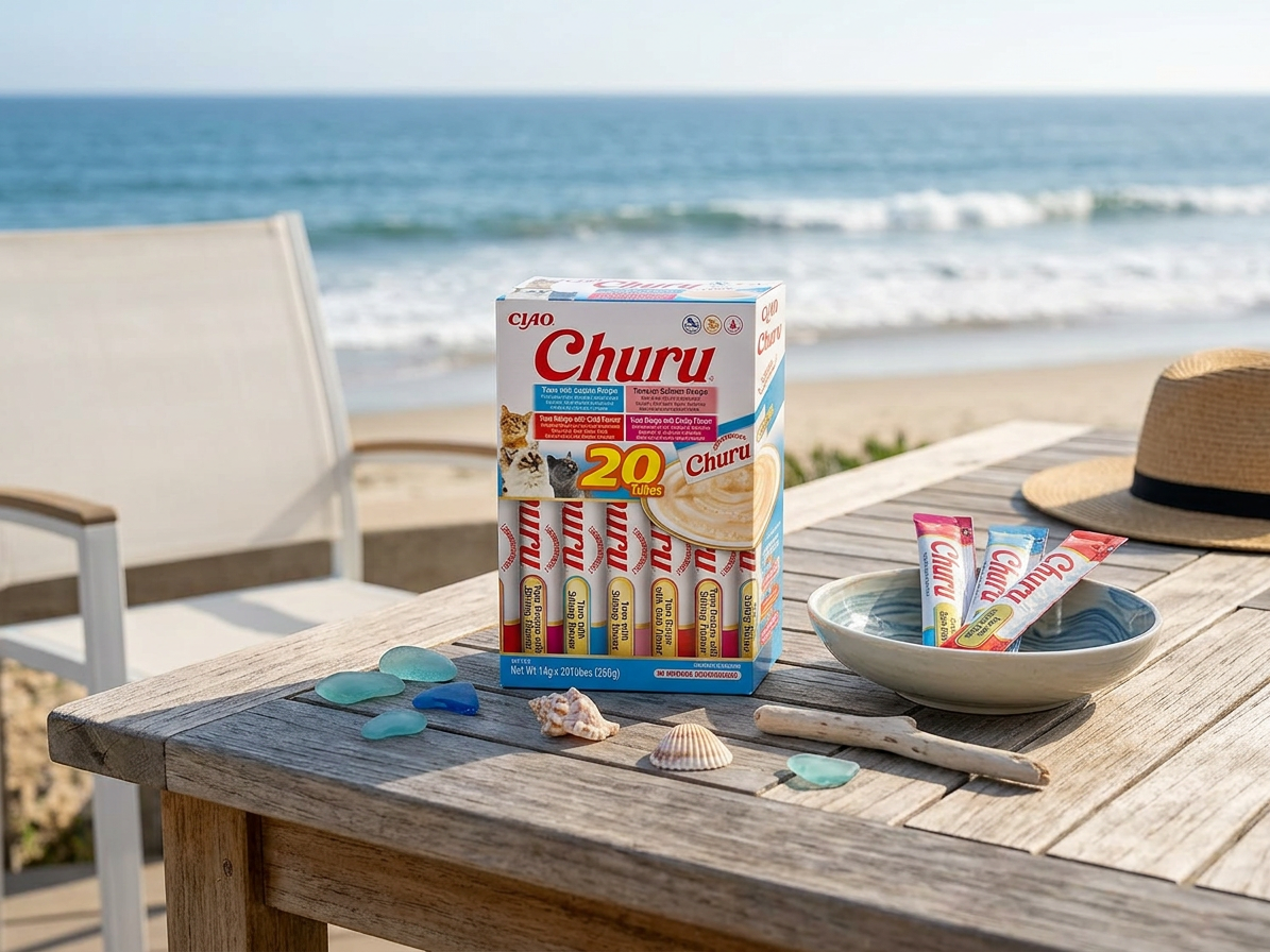 Inaba Churu cat snack tuňák mořské plody multipack 20x14g