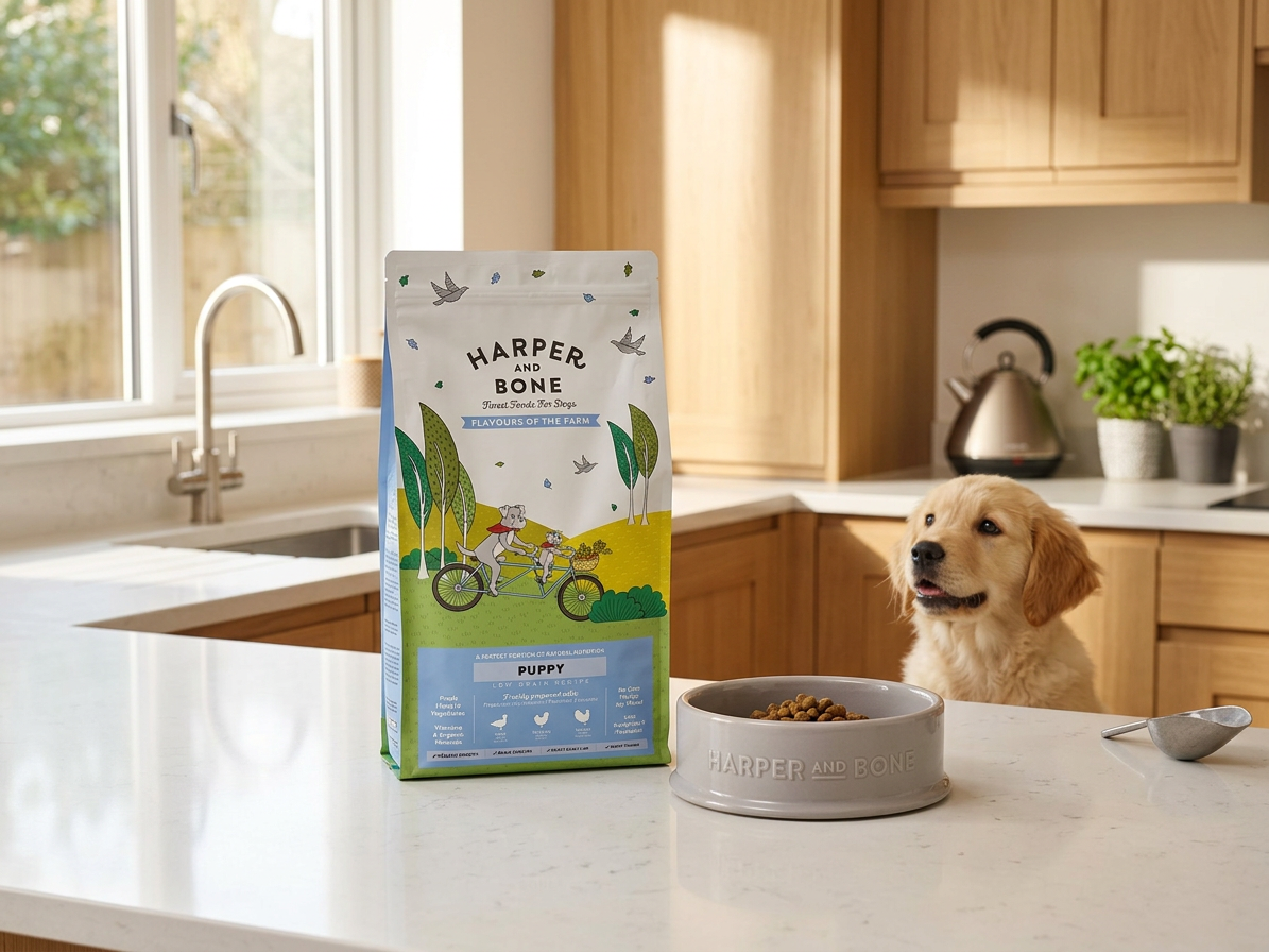 Harper and Bone Dog Puppy příchutě farmy pro štěňata 100 g
