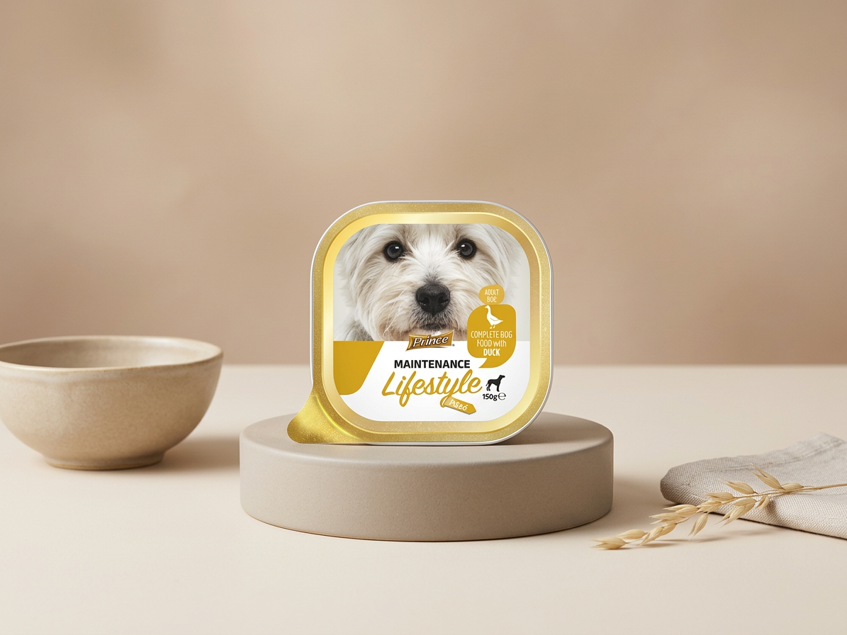 Paštika pro psy PRINCE PATE DOG KACHNA, 150 g