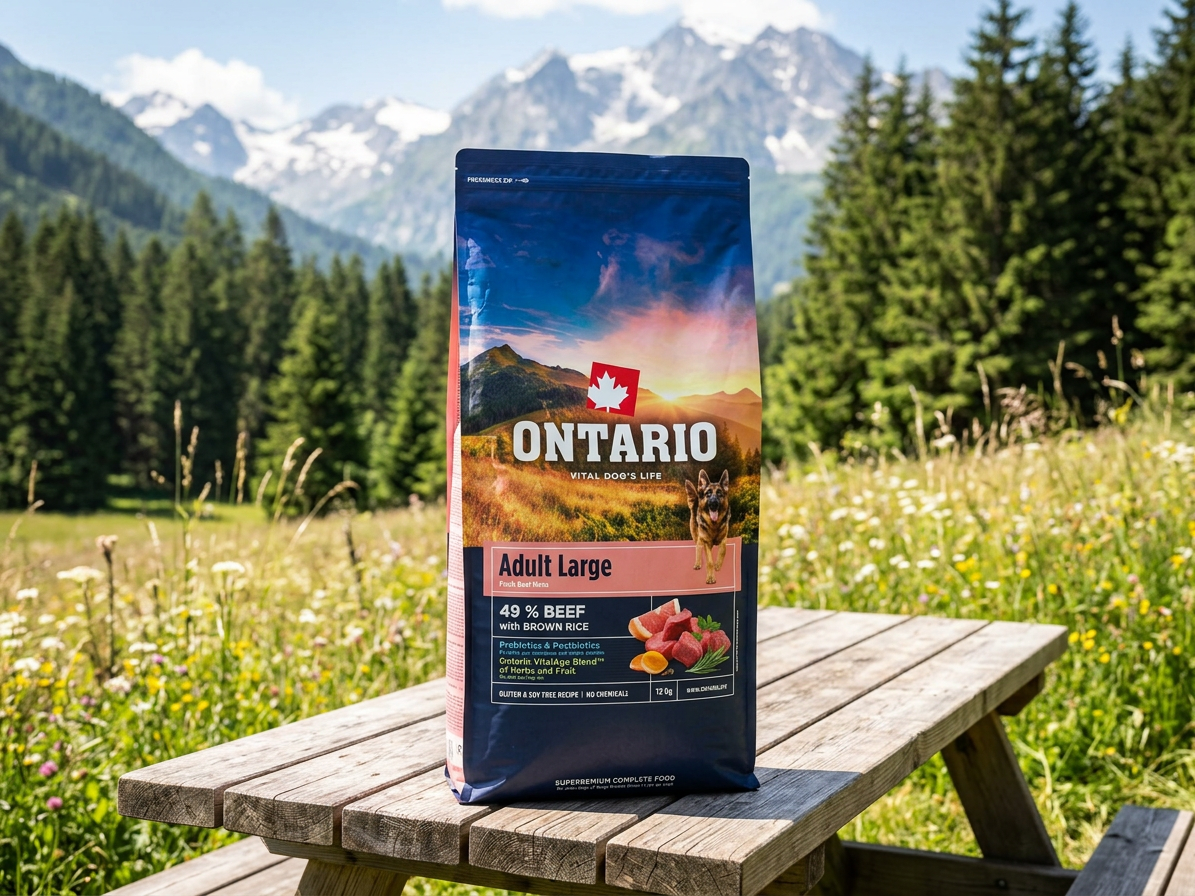 Ontario Adult Large Beef & Brown Rice pro velké psy 12 kg