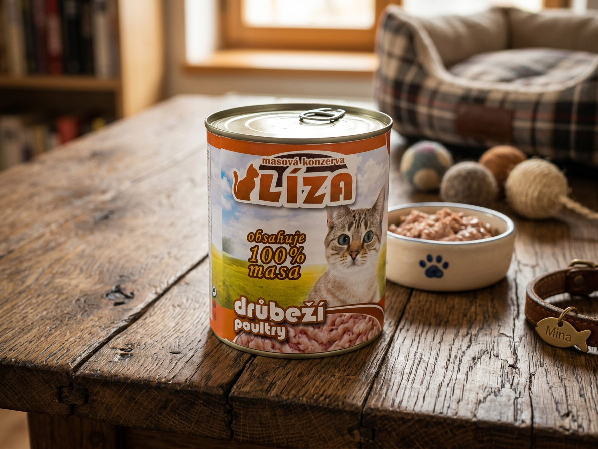 LÍZA Cat drůbeží, konzerva 800 g