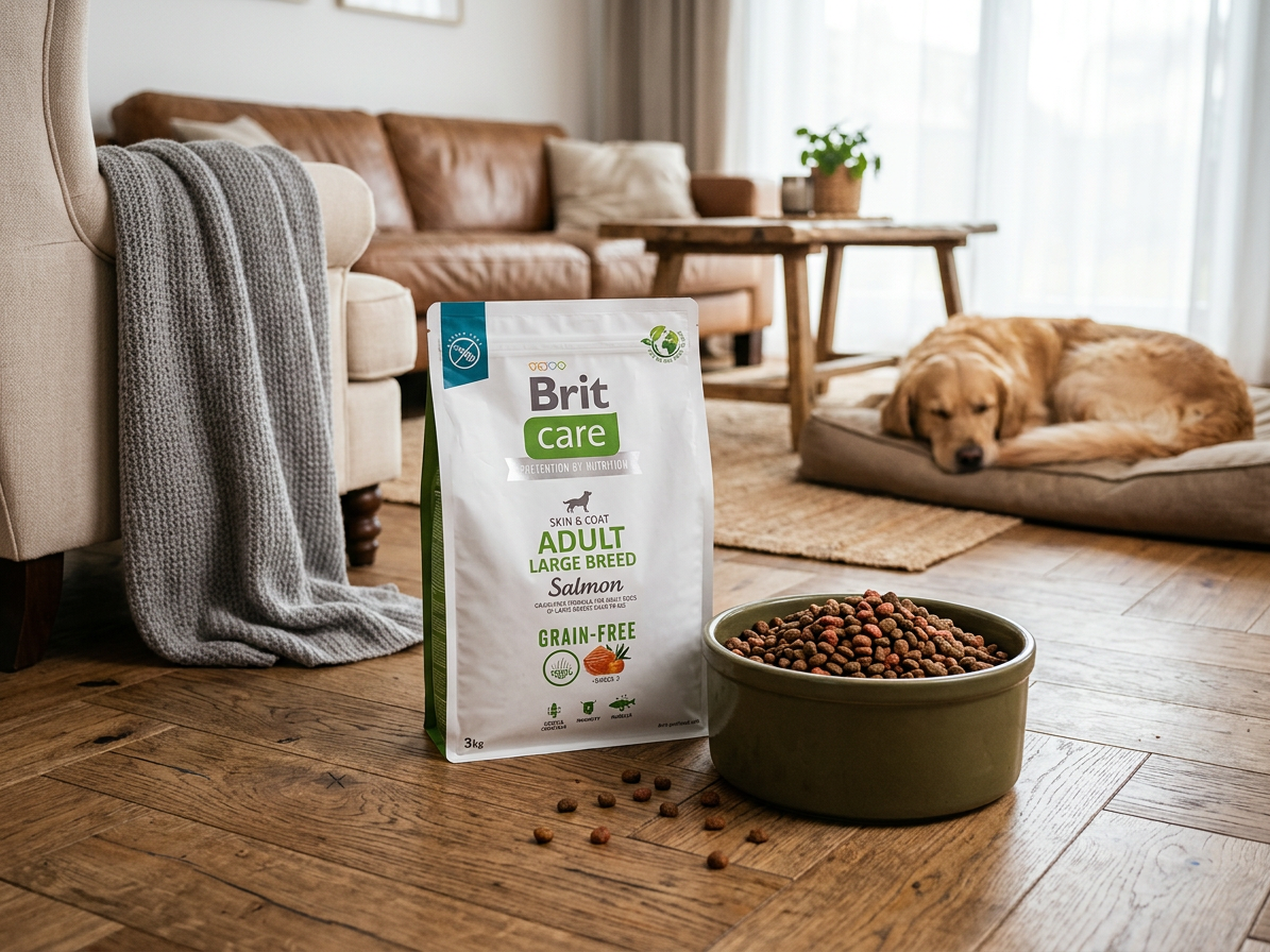 Brit Care Dog Grain-free Adult Large Breed losos a brambory 3 kg