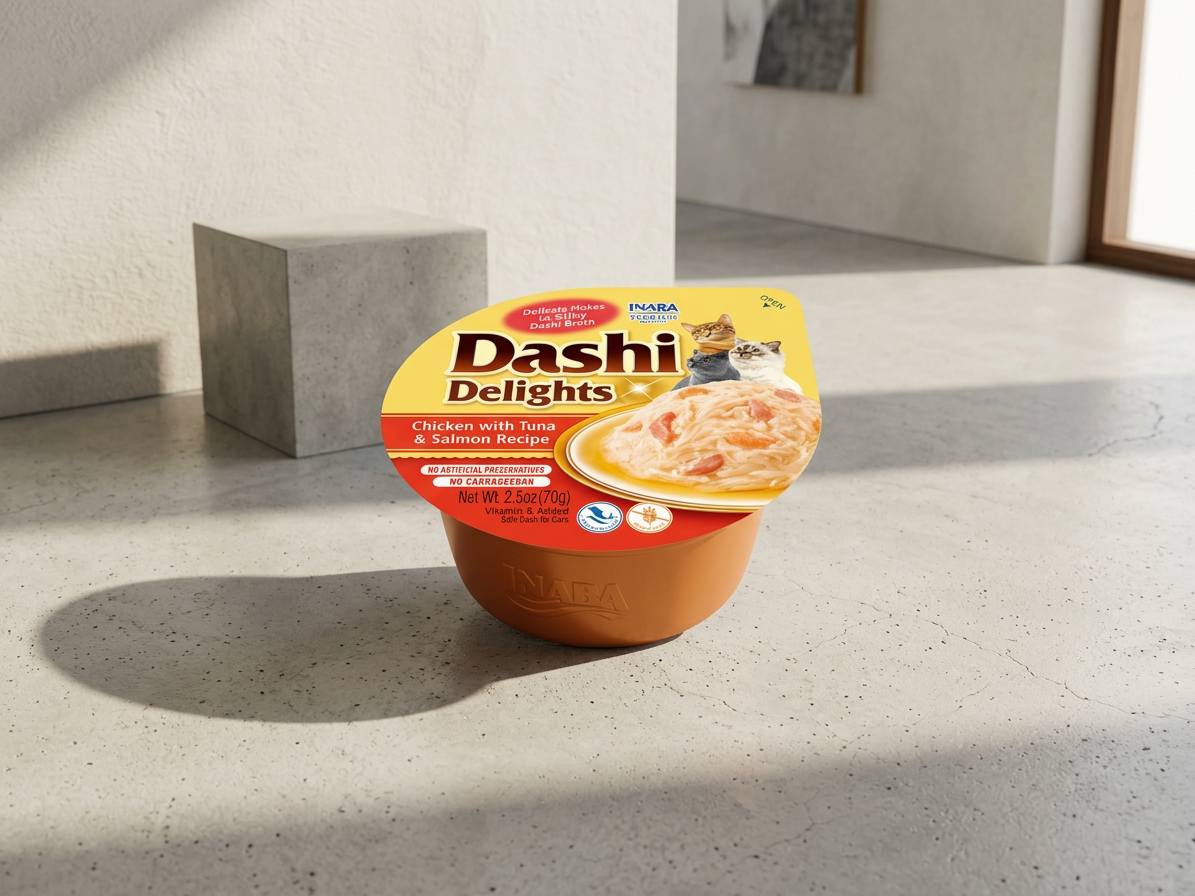 Inaba Dashi Delights kuře s tuňákem a lososem 70 g