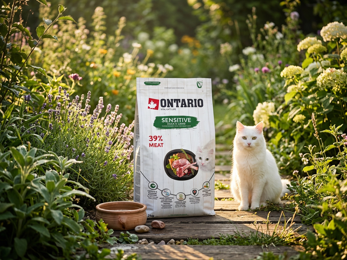 Ontario Cat Sensitive/Derma 2 kg pro dospělé kočky