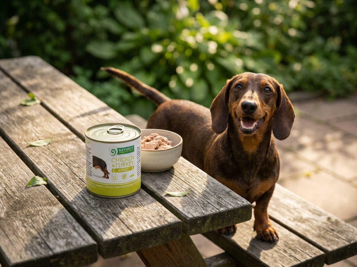 Konzerva pro psy Nature's Protection Dog Adult kuře/krůta, 200 g