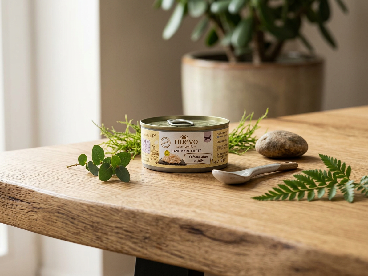 Nuevo kočka Handmade Pure Kuře v želé konz. 70g