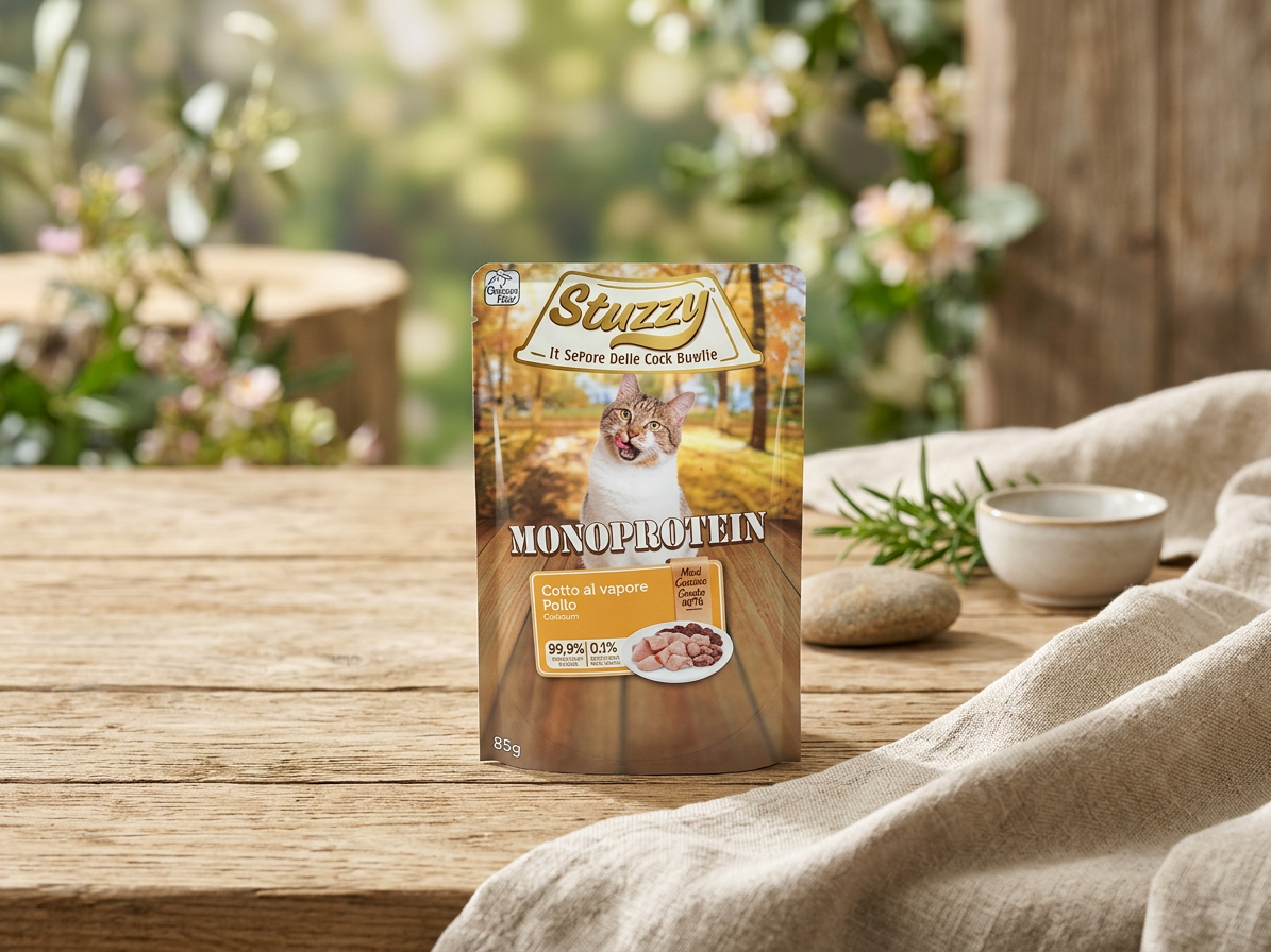 Kapsička pro kočky Stuzzy Cat Monoprotein Kuřecí paté, 85 g