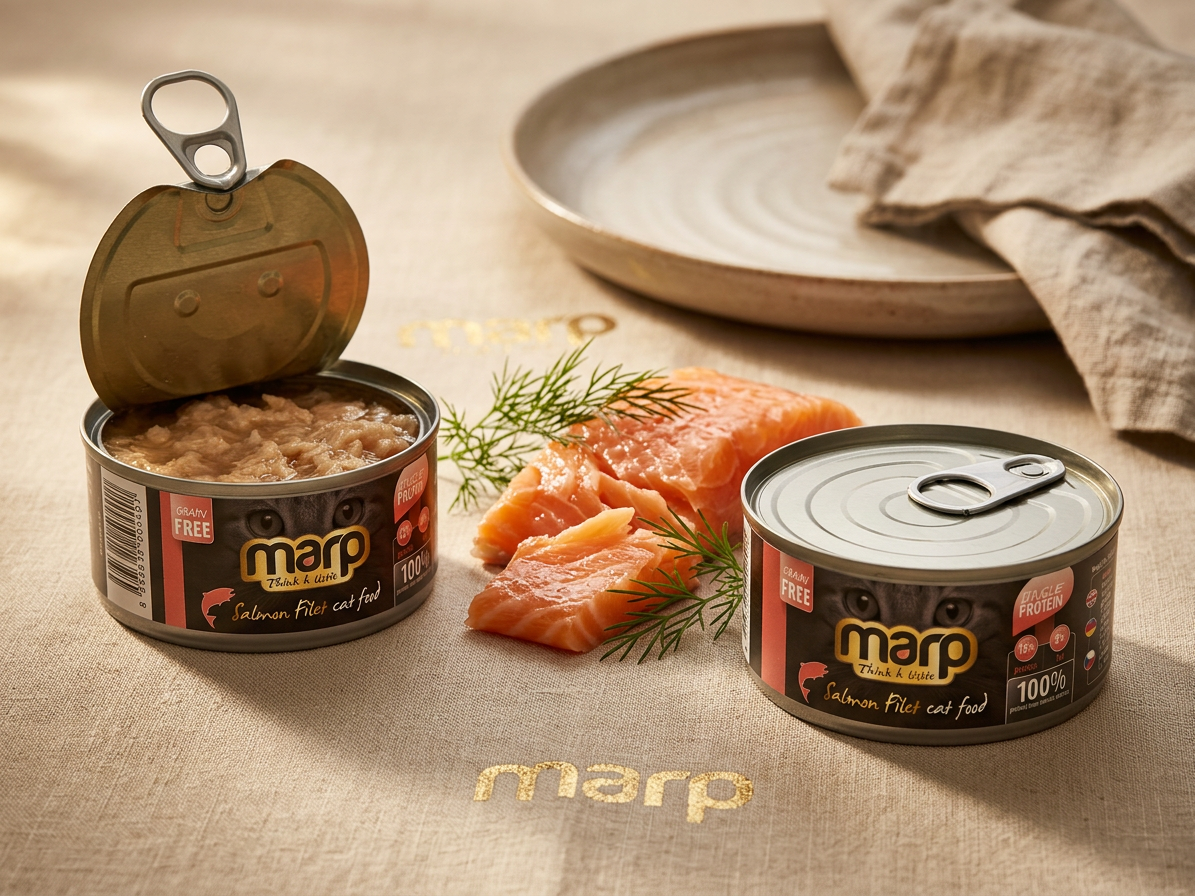 Marp Salmon Filet konzerva pro kočky s filety z lososa 70g