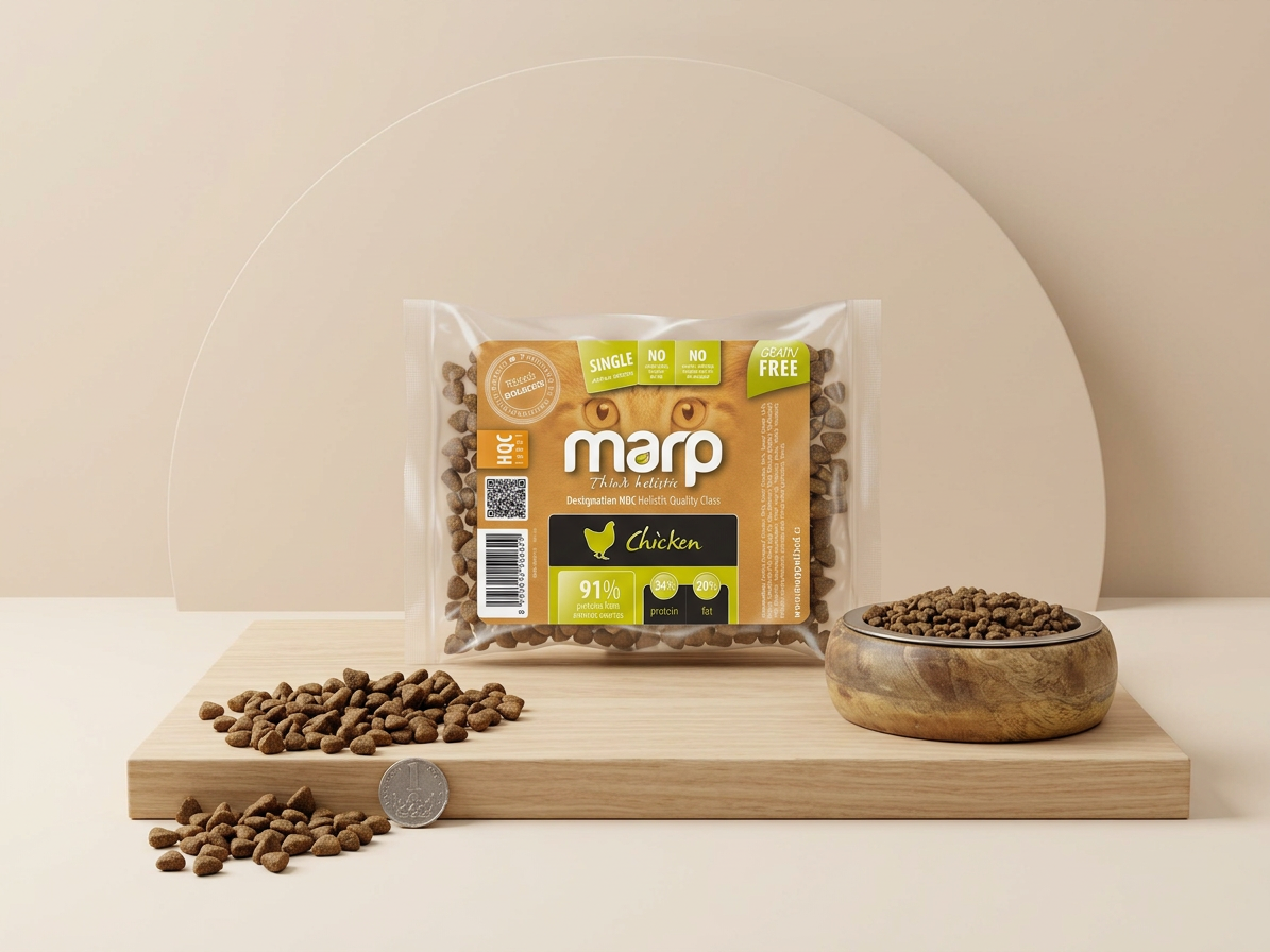 Marp Holistic Chicken CAT kuřecí bez obilovin pro kočky, vzorek 70 g