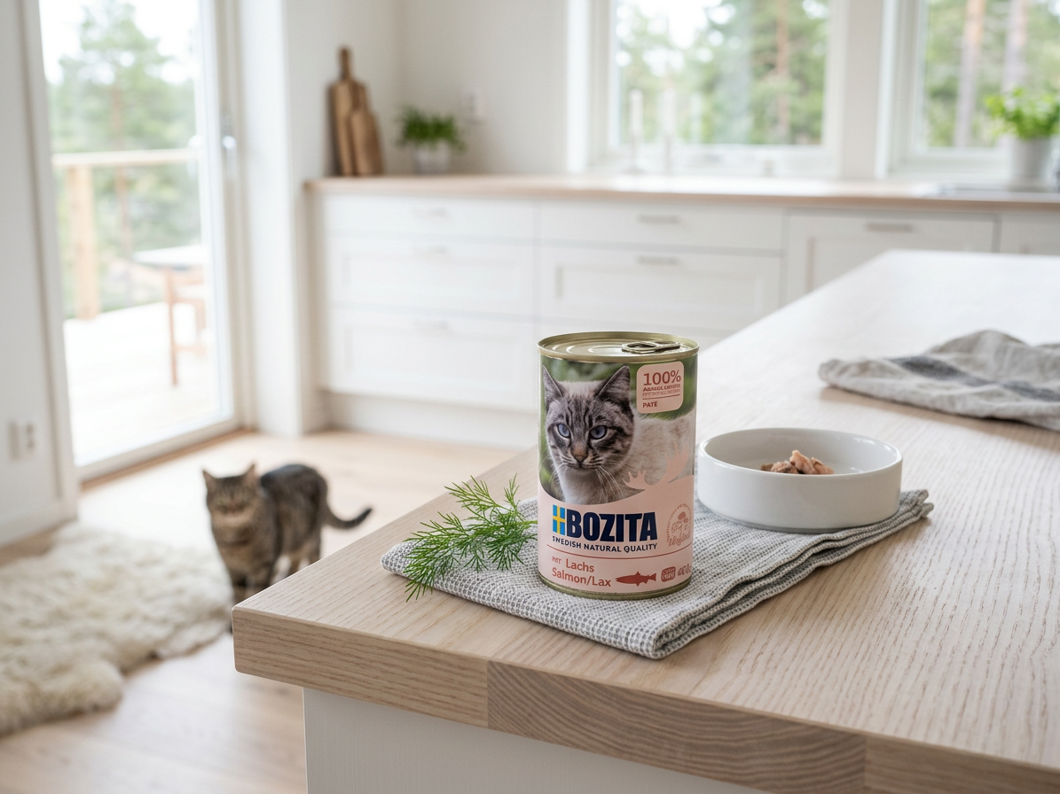 Bozita Cat paté s lososem 400 g
