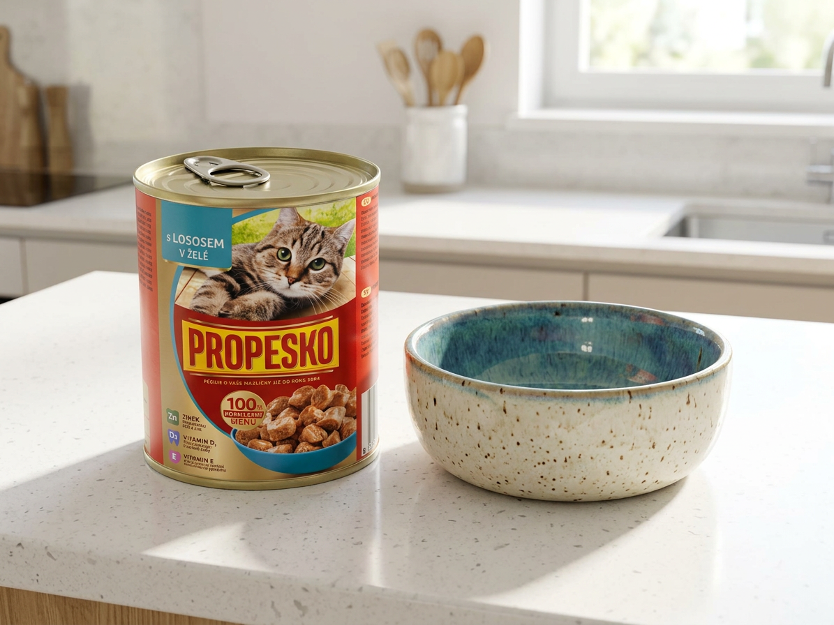 PROPESKO Cat losos v želé, kousky 830 g