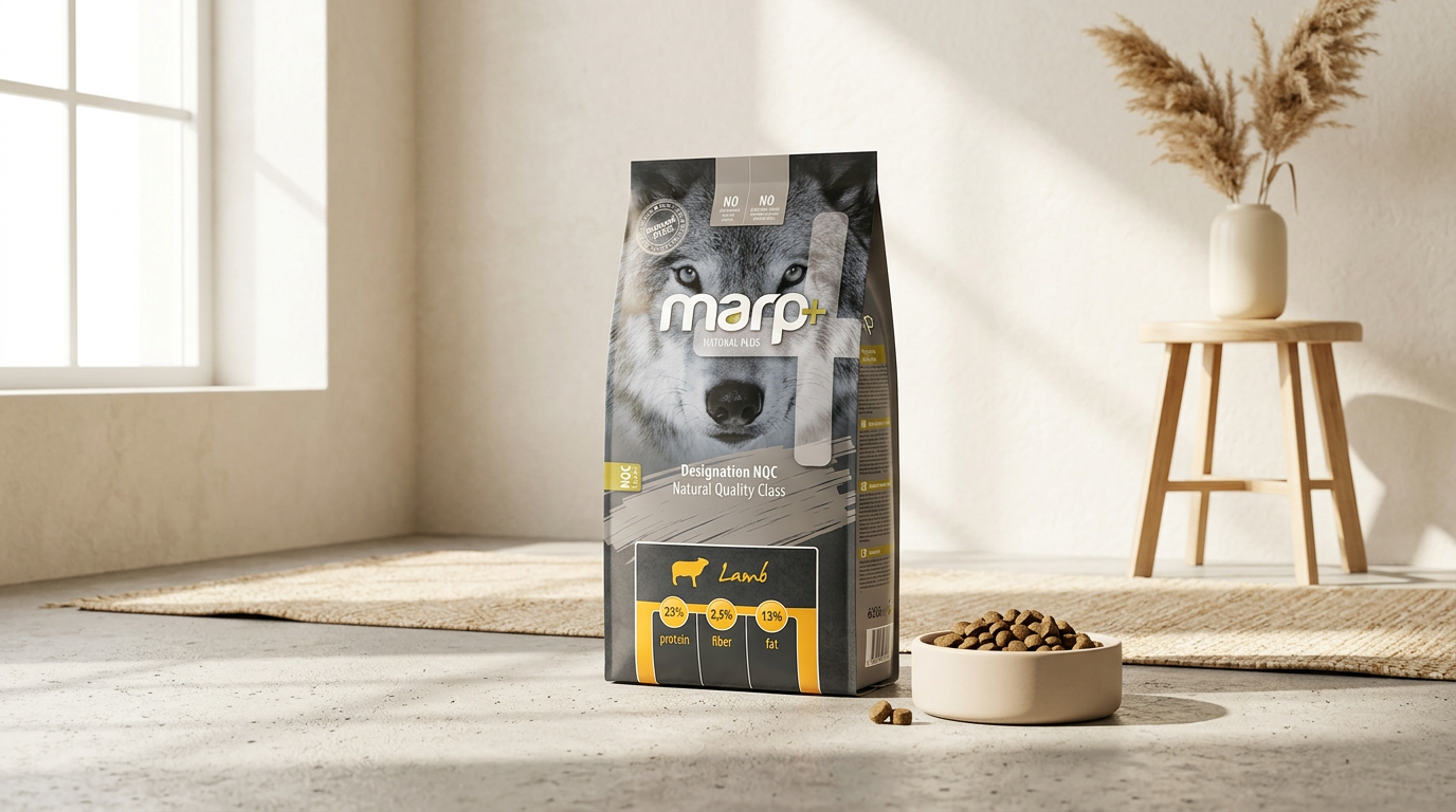 Marp Natural Plus jehněčí – granule pro dospělé psy 12 kg