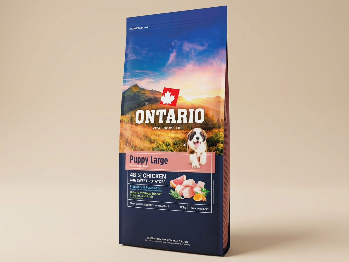 Ontario Puppy & Junior Large Chicken & Sweet Potatoes 12 kg