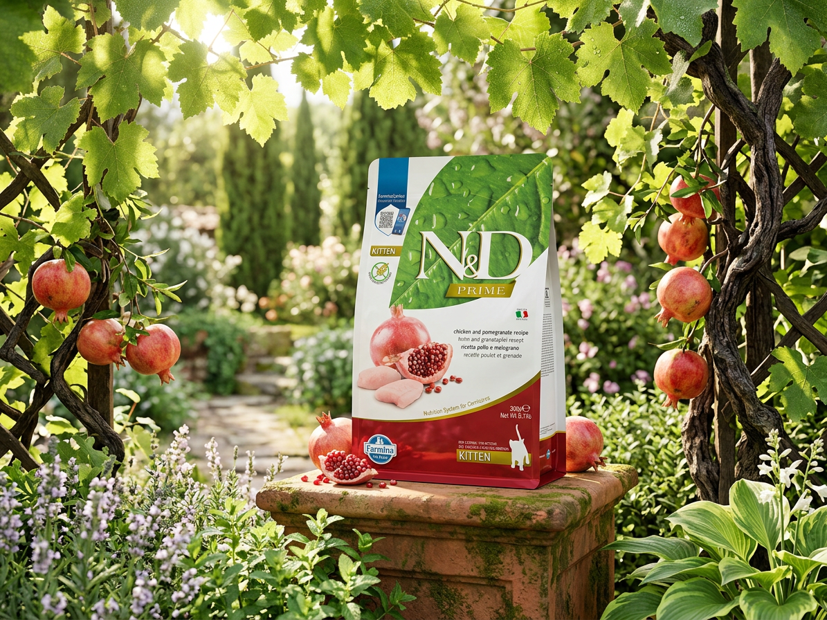 N&D Kitten Prime Chicken & Pomegranate – krmivo pro koťata 0,3 kg