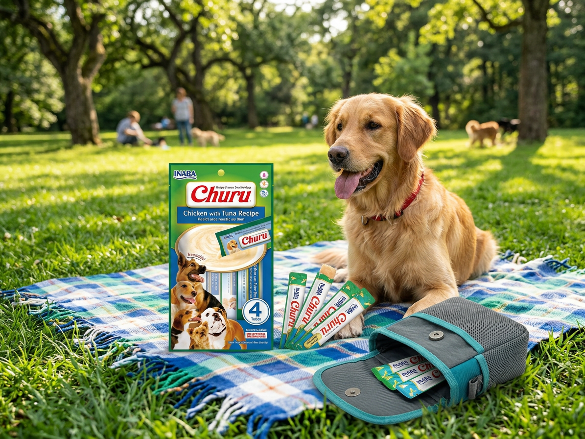 Inaba Churu dog snack kuře a tuňák 4x14 g