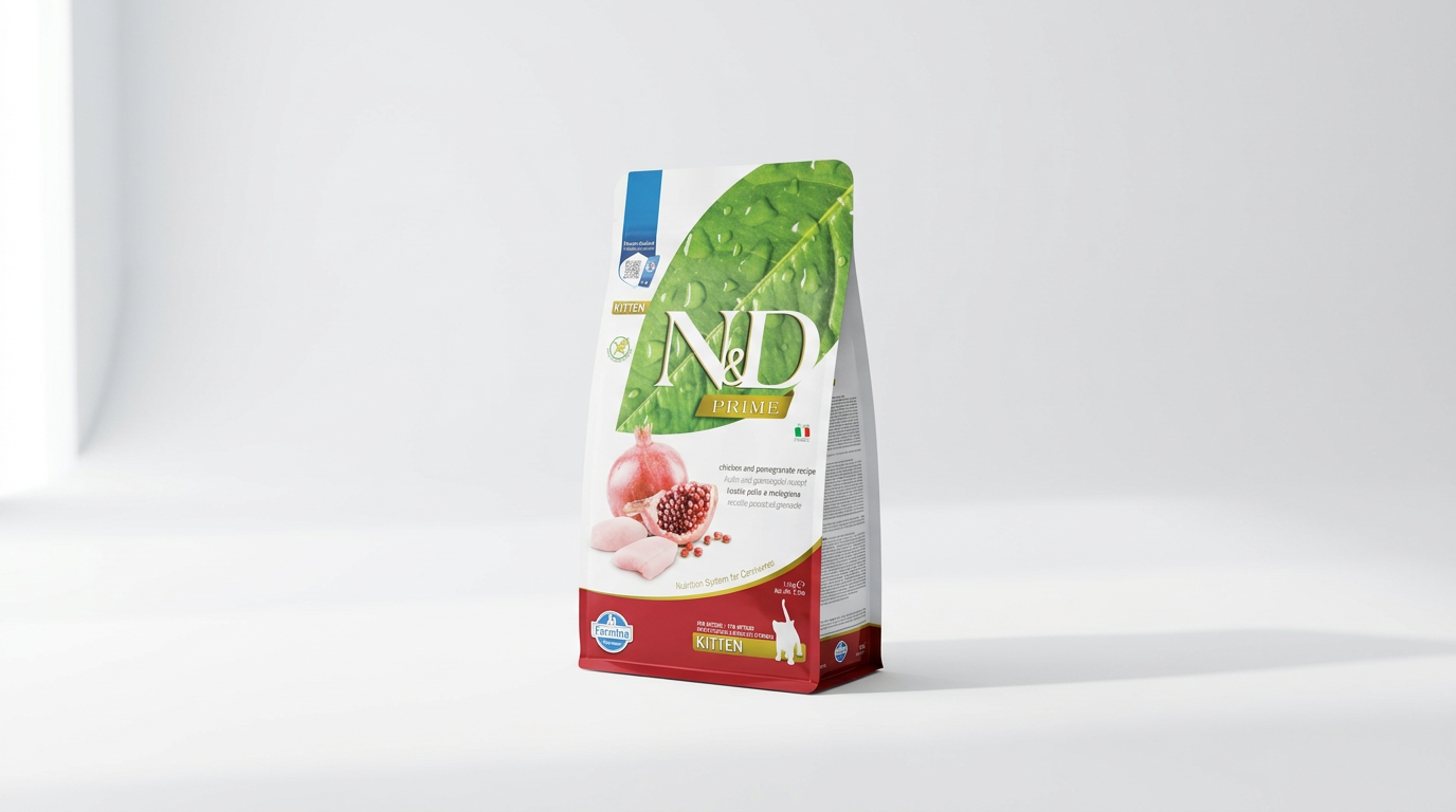 N&D Kitten Prime Chicken & Pomegranate – granule pro koťata 1,5 kg