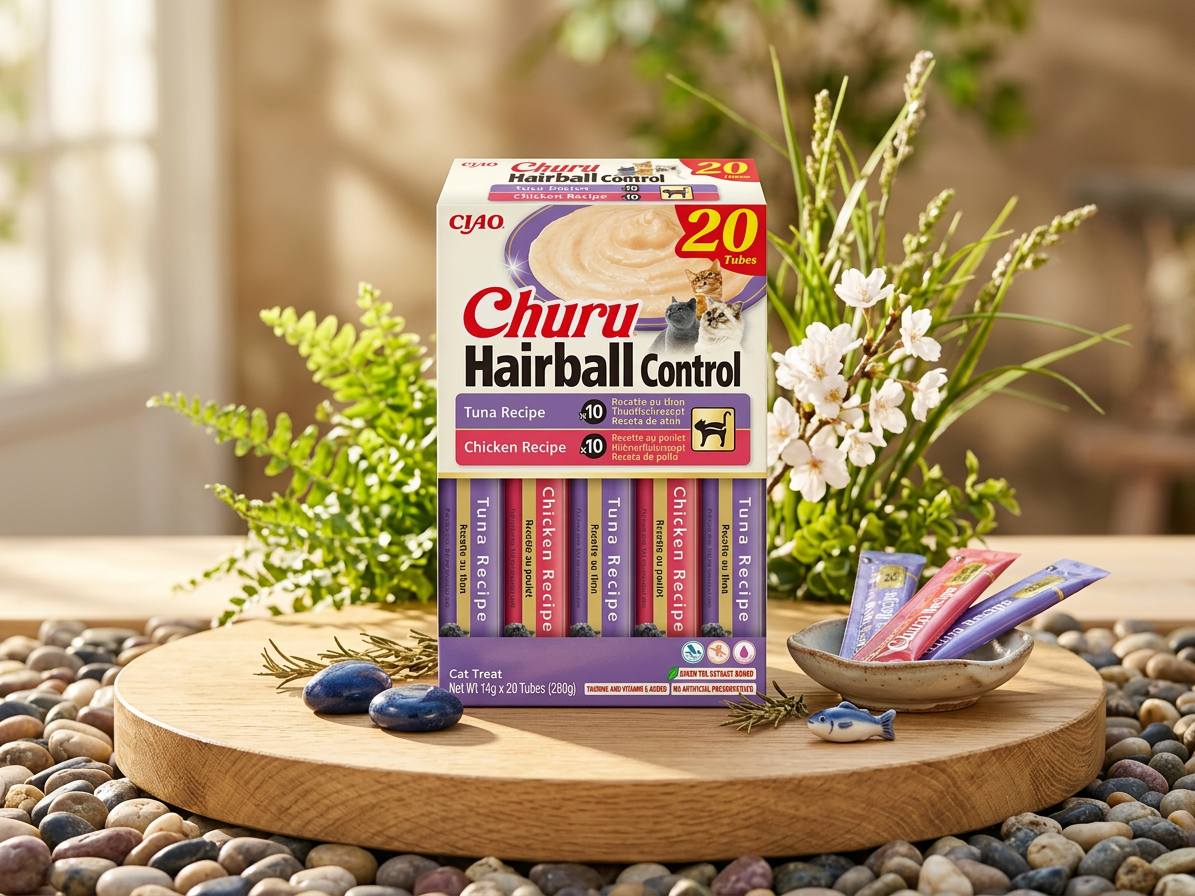 Churu Cat BOX Hairball Variety Tuna&Chicken 20x14g