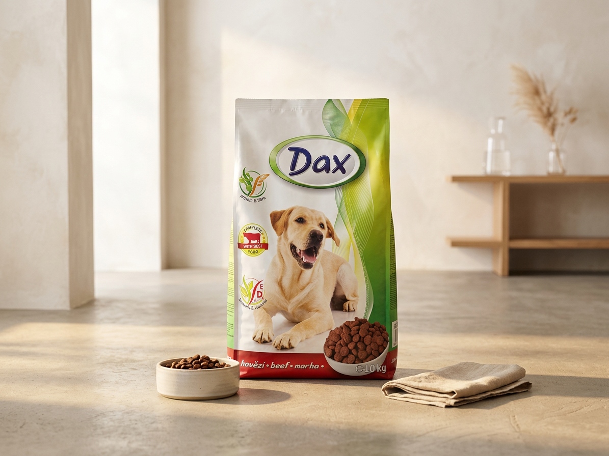 Dax Dog granule pro psy s hovězím 10 kg