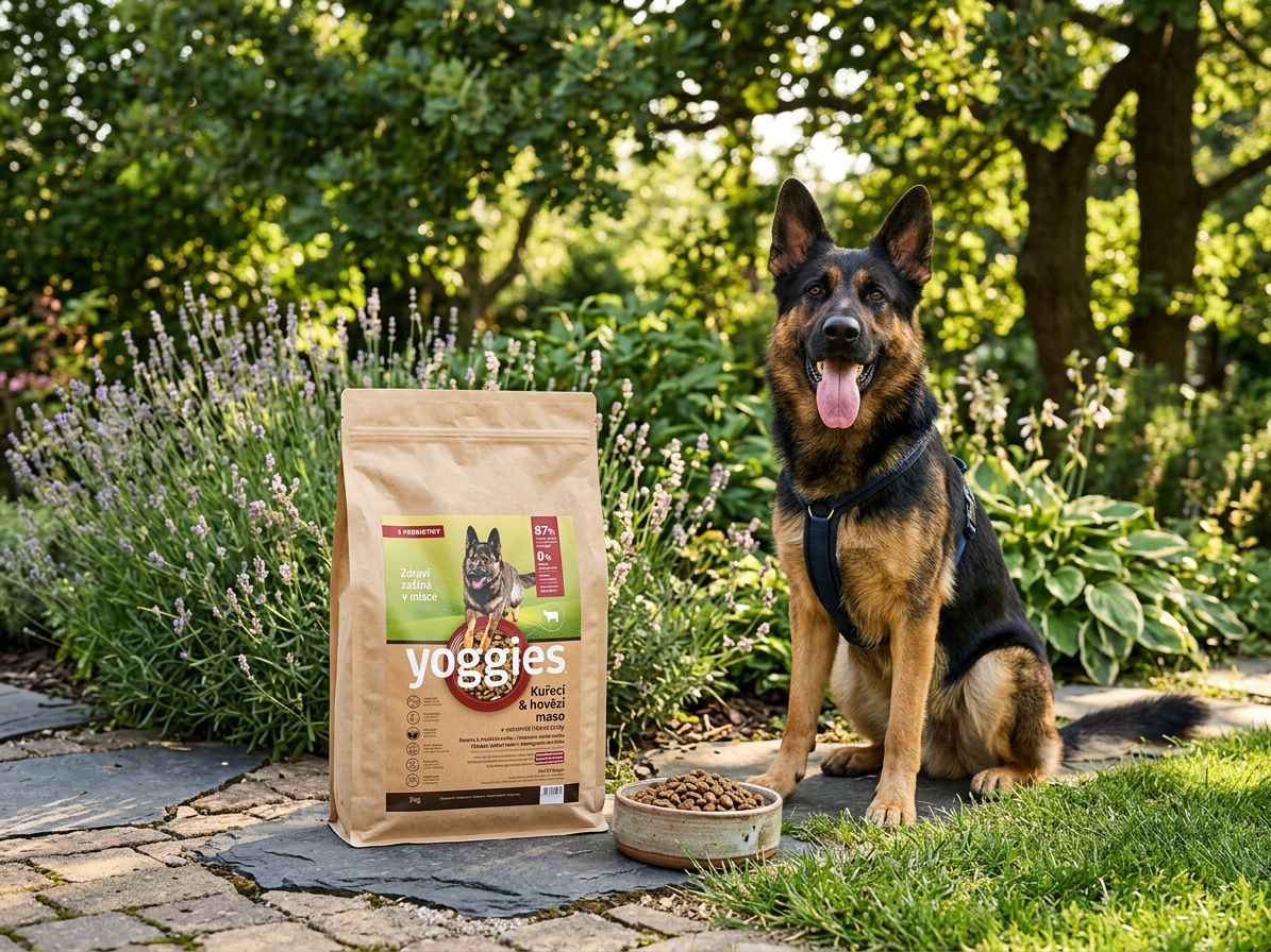 Yoggies granule pro psy kuřecí a hovězí, lisované za studena 2 kg