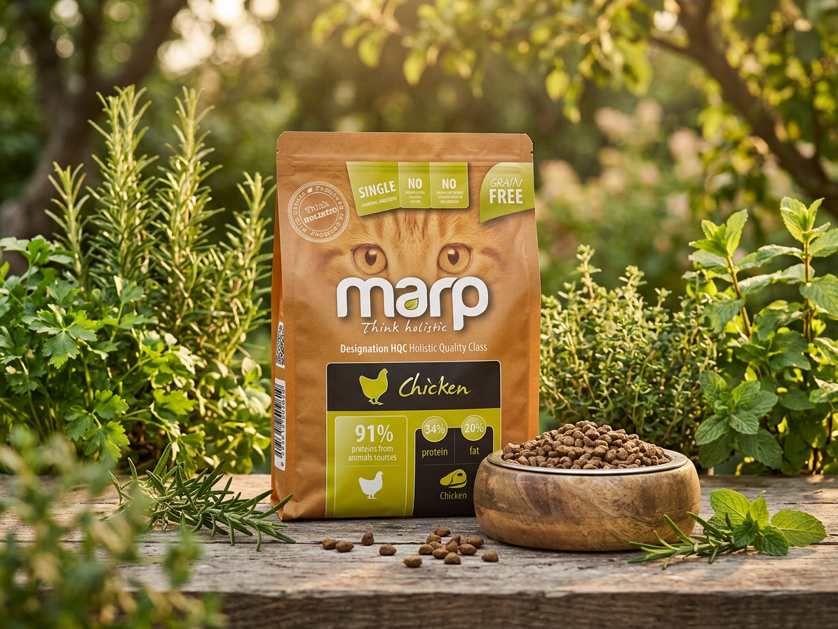 Marp Holistic Chicken CAT kuřecí bez obilovin pro kočky, vzorek 70 g