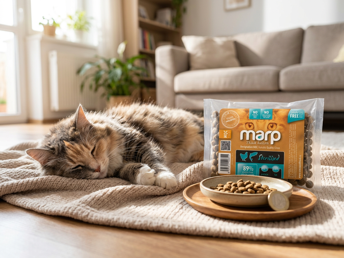 Marp Holistic Sterilised CAT pro kastrované a starší kočky 70 g