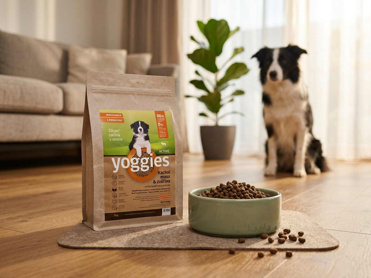 Yoggies MINIGRANULE Active kachna a zvěřina 2 kg