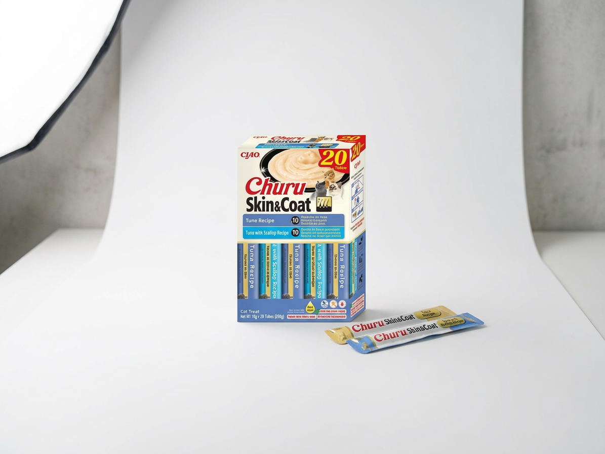 Churu Cat BOX Skin&Coat Tuna Variety 20x14g